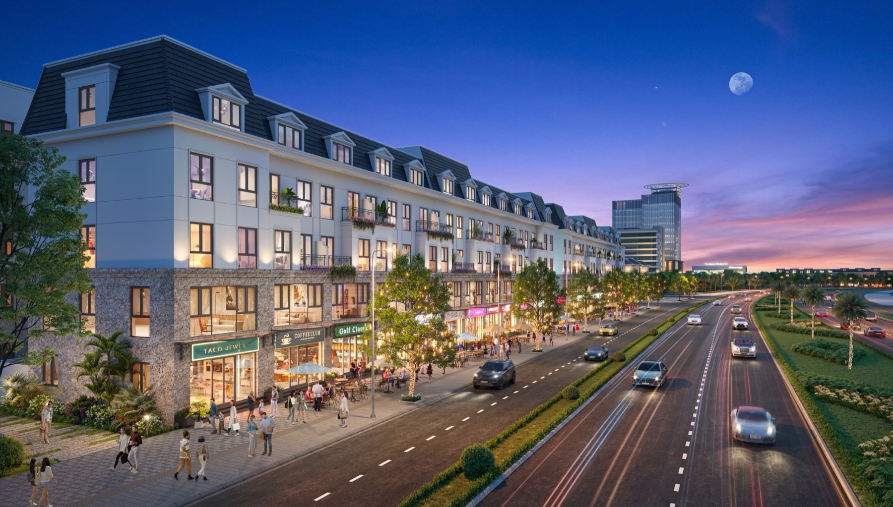 Shophouse và nhà phố Central Riverside